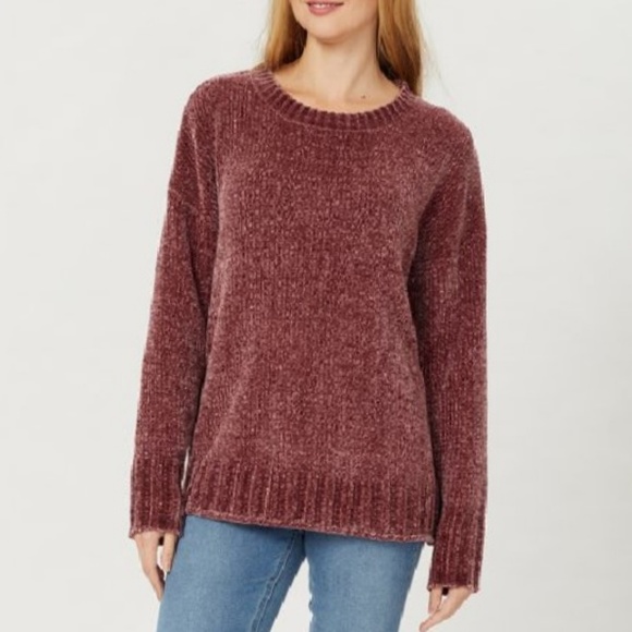Seven7 Sweater Ultra Plush Chenille 